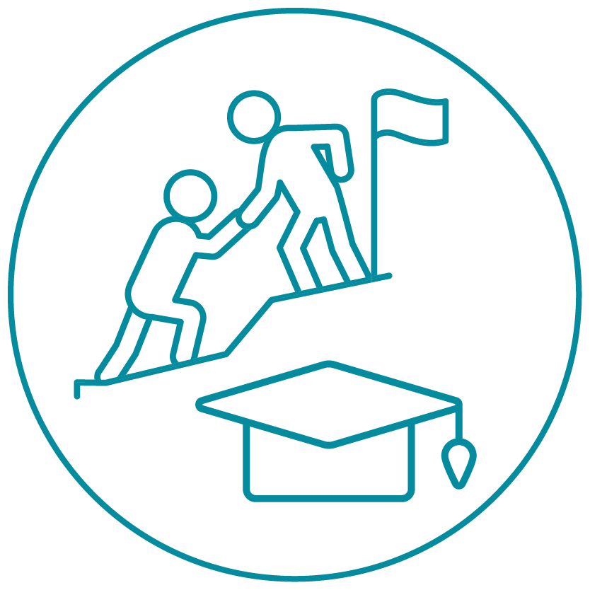 Icona rappresentativa dei corsi GOL gratuiti ADMS Formazione per crescita professionale e inserimento lavorativo