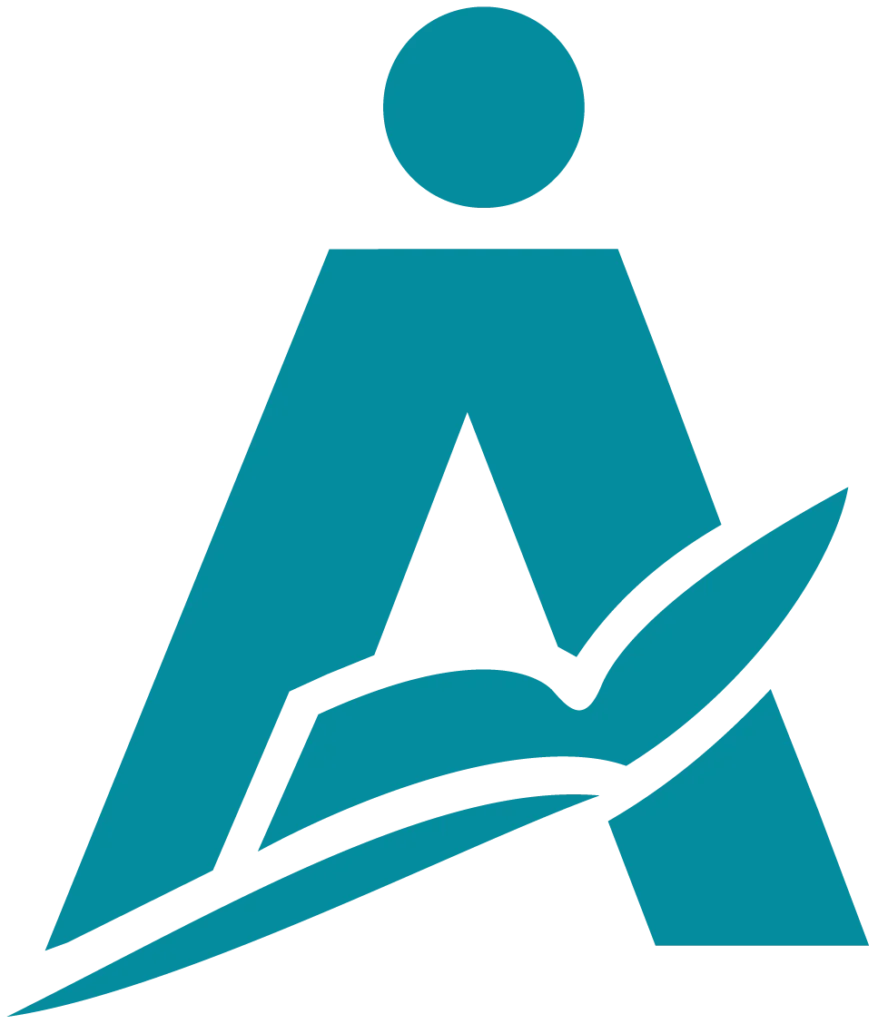 Elemento grafico decorativo del logo ADMS Formazione utilizzato nella sezione numeri del sito.